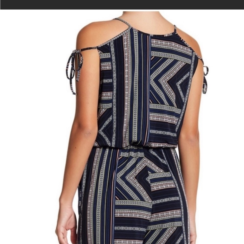 Bcbgeneration Navy Patterned Romper - image 2